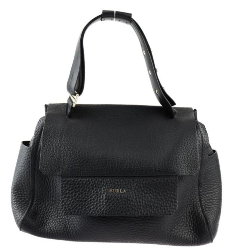 Furla Capriccio Top Handle Leather Satchel - Picture 1 of 12